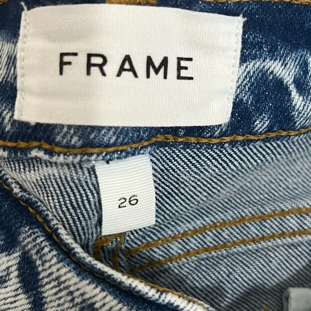 FRAME Denim Le High Straight Lombard Wash High Rise Size 26